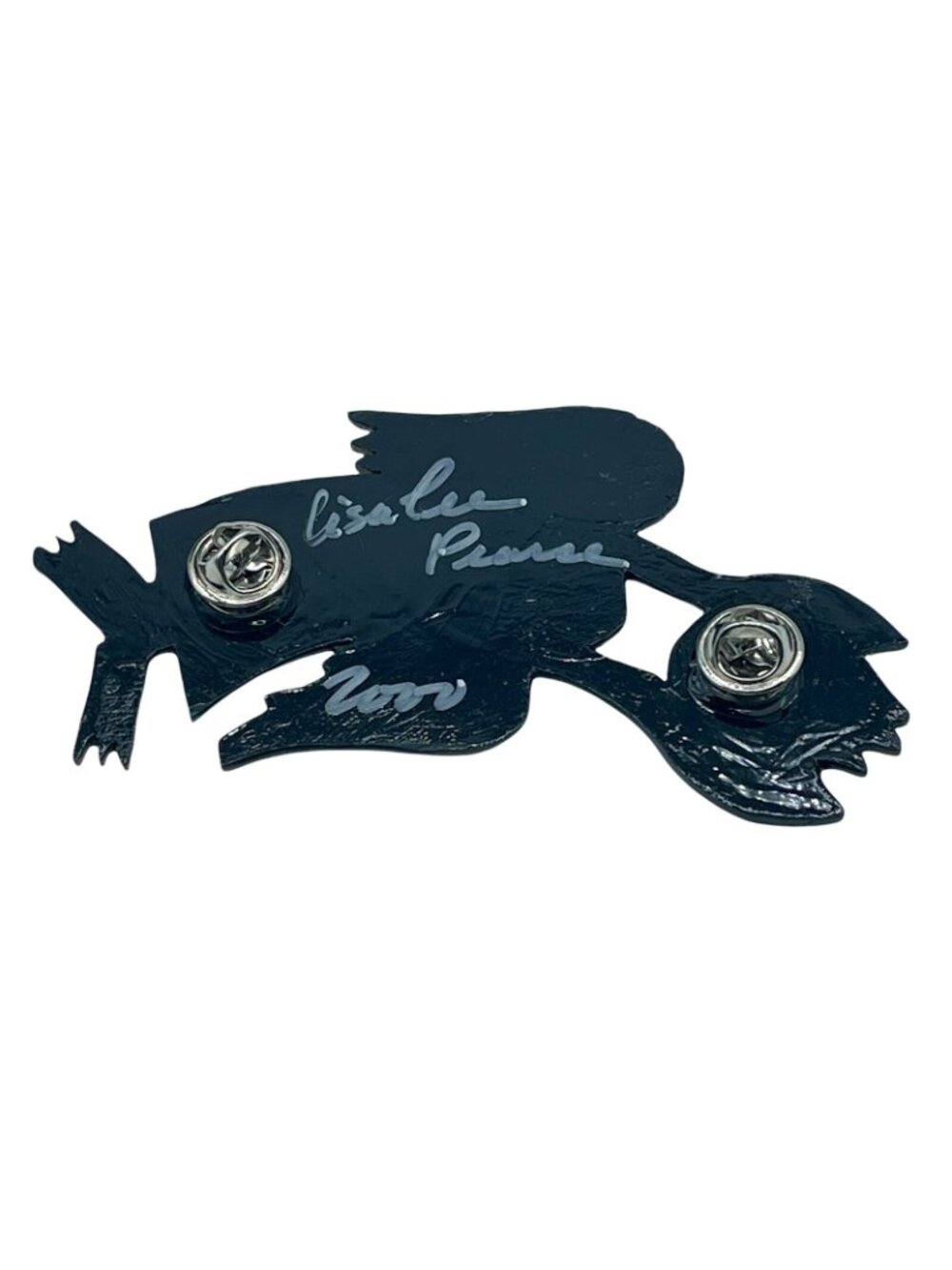 Angel Brooch Lacquer Handmade Art ORIGINAL Signed by Lisa Lee Pearce Vintage - Picture 5 of 8